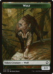 Wolf // Vecna Double-Sided Token [Dungeons & Dragons: Adventures in the Forgotten Realms Tokens] | Gam3 Escape