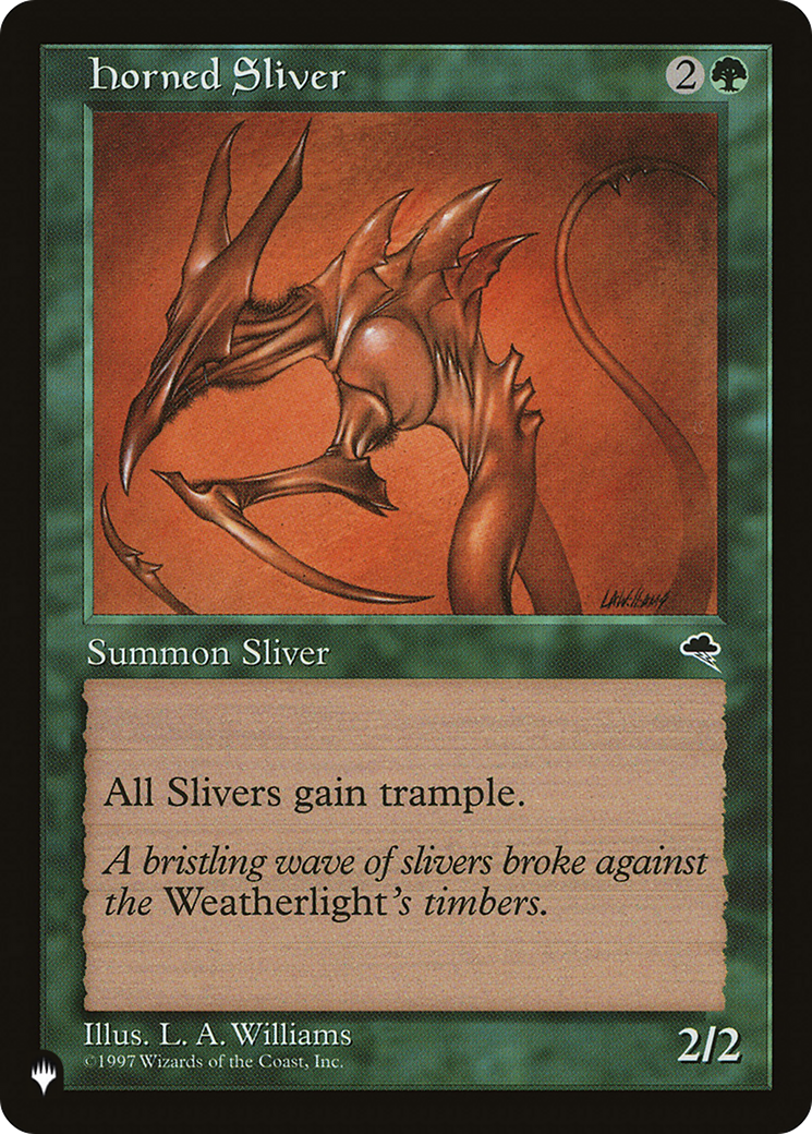 Horned Sliver [The List Reprints] | Gam3 Escape