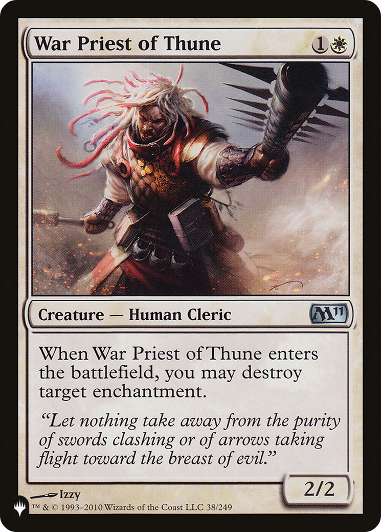 War Priest of Thune [The List Reprints] | Gam3 Escape