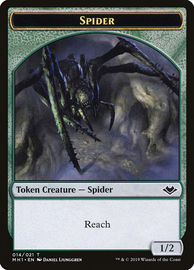 Soldier (004) // Spider (014) Double-Sided Token [Modern Horizons Tokens] | Gam3 Escape