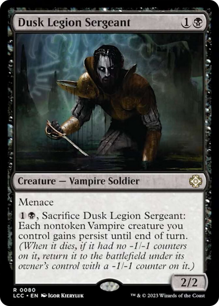 Dusk Legion Sergeant [The Lost Caverns of Ixalan Commander] | Gam3 Escape