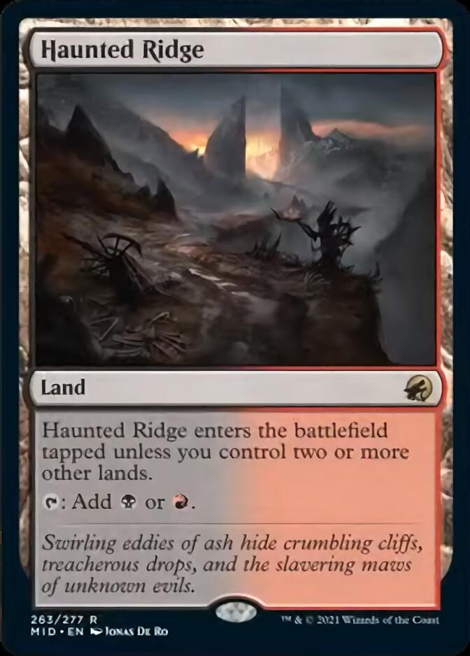 Haunted Ridge [Innistrad: Midnight Hunt] | Gam3 Escape