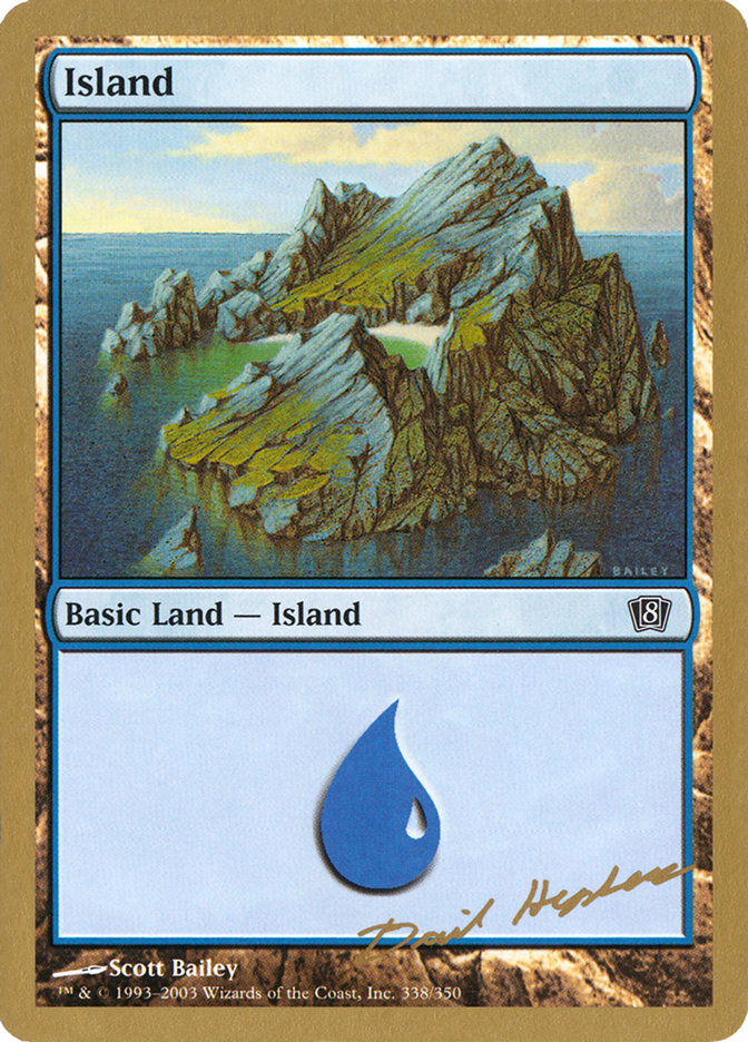 Island (dh338) (Dave Humpherys) [World Championship Decks 2003] | Gam3 Escape