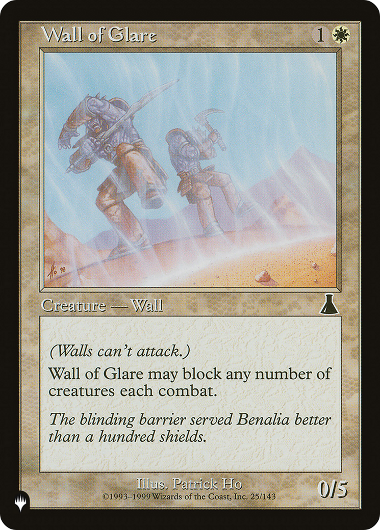 Wall of Glare [The List Reprints] | Gam3 Escape