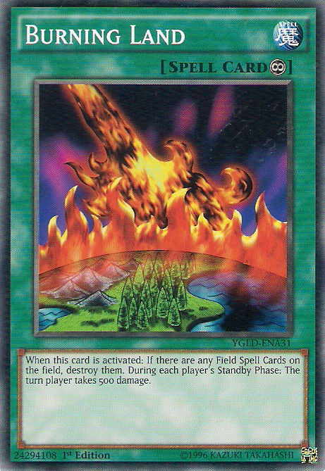 Burning Land [YGLD-ENA31] Common | Gam3 Escape