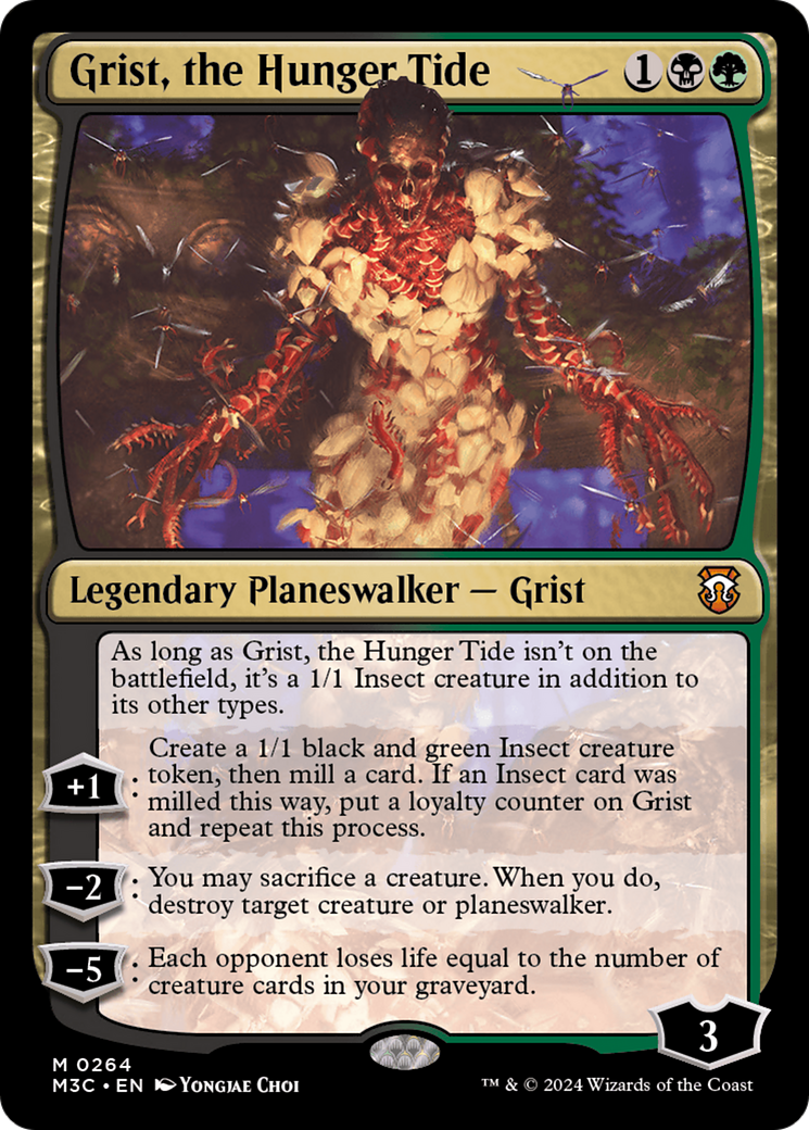 Grist, the Hunger Tide (Ripple Foil) [Modern Horizons 3 Commander] | Gam3 Escape