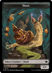 Snail // Thundertrap Trainer Double-Sided Token [Bloomburrow Tokens] | Gam3 Escape