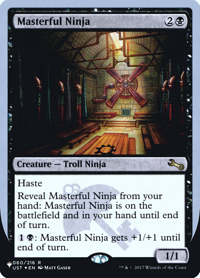 Masterful Ninja (Unfinity Foil Edition) [The List] | Gam3 Escape