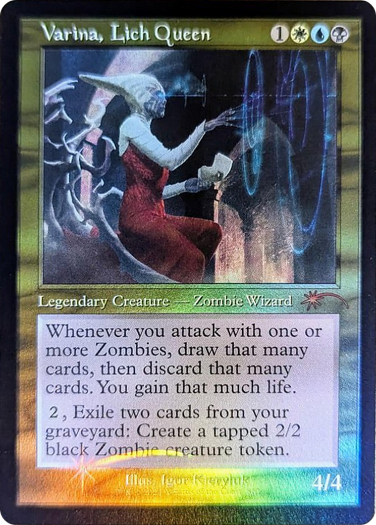 Varina, Lich Queen (Retro Frame) [Secret Lair Drop Series] | Gam3 Escape