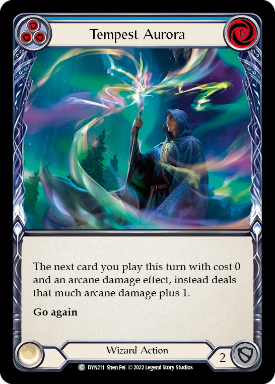 Tempest Aurora (Blue) [DYN211] (Dynasty) | Gam3 Escape