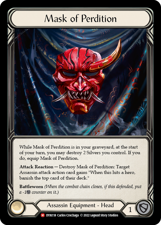 Mask of Perdition [DYN118] (Dynasty)  Rainbow Foil | Gam3 Escape