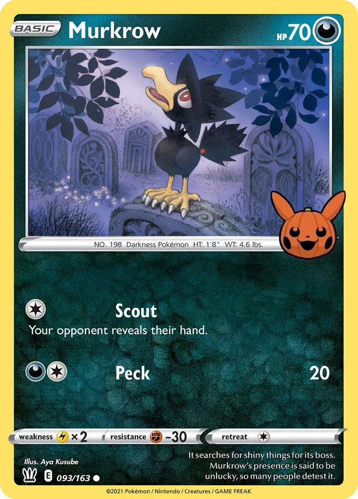 Murkrow (093/163) [Trick or Trade] | Gam3 Escape