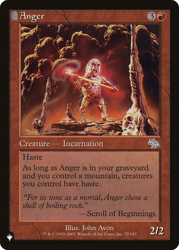 Anger (JUD) [The List Reprints] | Gam3 Escape