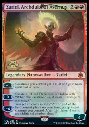 Zariel, Archduke of Avernus [Dungeons & Dragons: Adventures in the Forgotten Realms Prerelease Promos] | Gam3 Escape