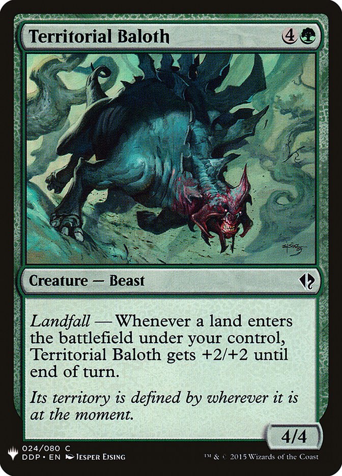 Territorial Baloth [Mystery Booster] | Gam3 Escape