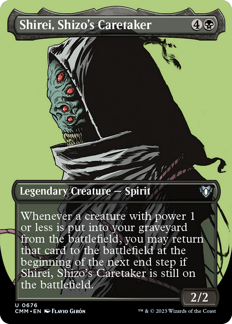 Shirei, Shizo's Caretaker (Borderless Profile) [Commander Masters] | Gam3 Escape