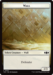 Insect (0023) // Wall Double-Sided Token [Tarkir: Dragonstorm Commander Tokens] | Gam3 Escape