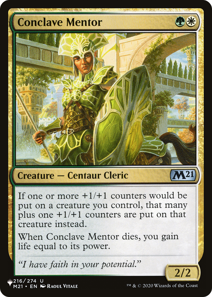 Conclave Mentor [The List Reprints] | Gam3 Escape