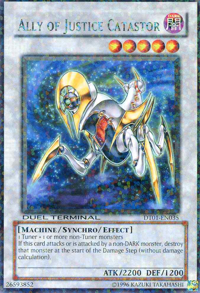 Ally of Justice Catastor [DT01-EN035] Rare | Gam3 Escape