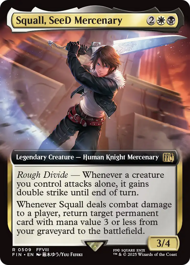 Squall, SeeD Mercenary (Extended Art) [FINAL FANTASY] | Gam3 Escape