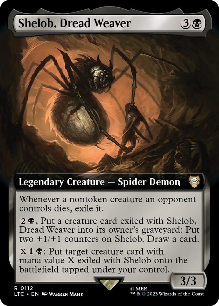 Shelob, Dread Weaver (Extended Art) [The Lord of the Rings: Tales of Middle-Earth Commander] | Gam3 Escape