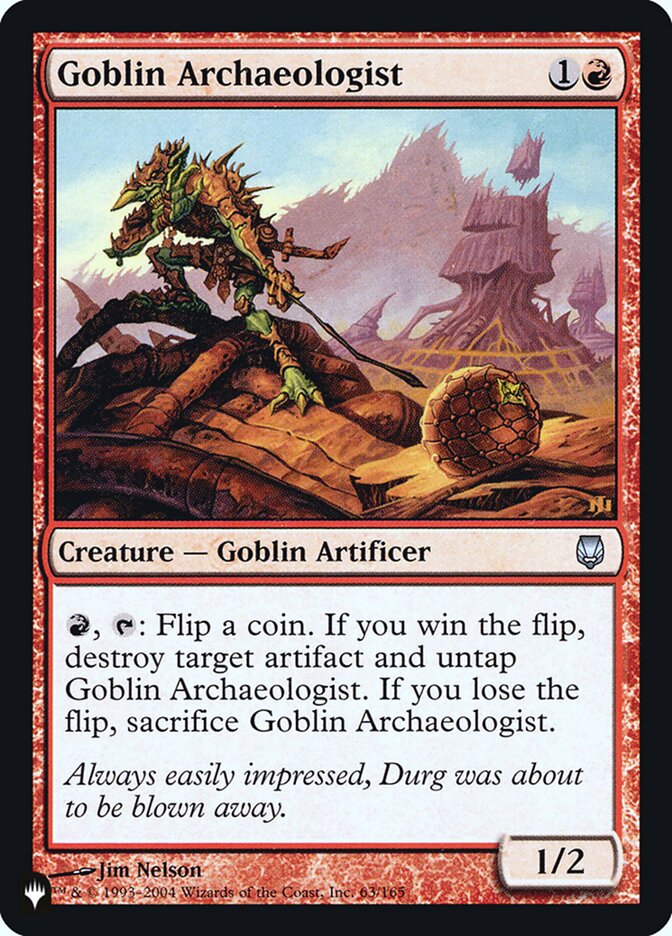 Goblin Archaeologist [Secret Lair: Heads I Win, Tails You Lose] | Gam3 Escape