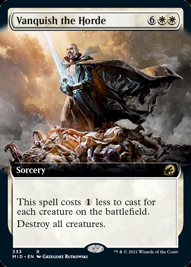 Vanquish the Horde (Extended Art) [Innistrad: Midnight Hunt] | Gam3 Escape