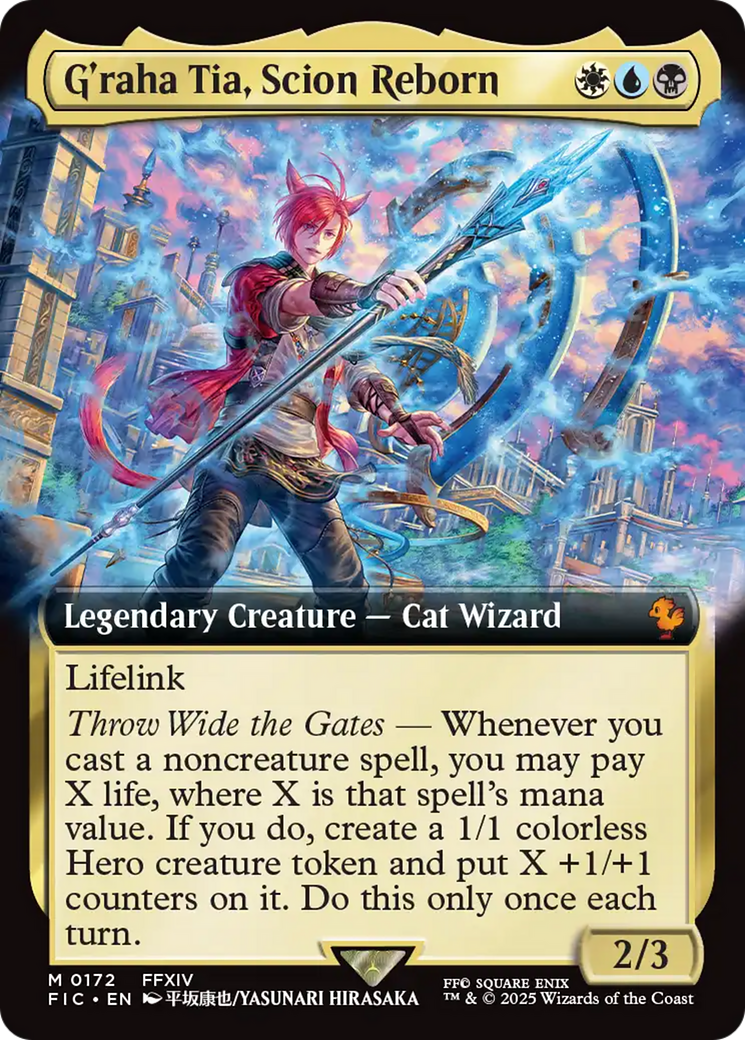 G'raha Tia, Scion Reborn (Extended Art) [FINAL FANTASY Commander] | Gam3 Escape