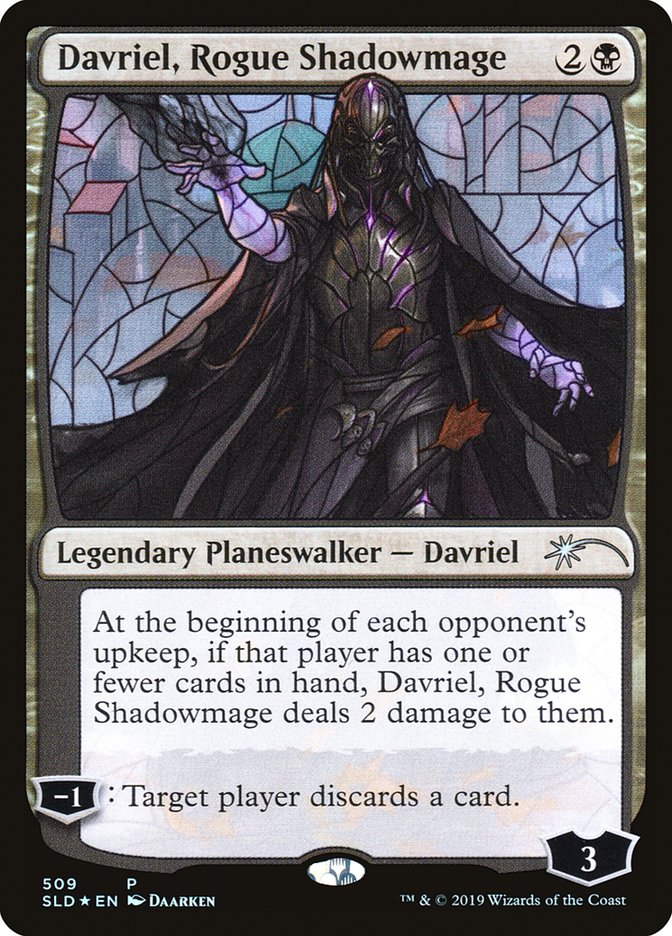 Davriel, Rogue Shadowmage (Stained Glass) [Secret Lair Drop Promos] | Gam3 Escape