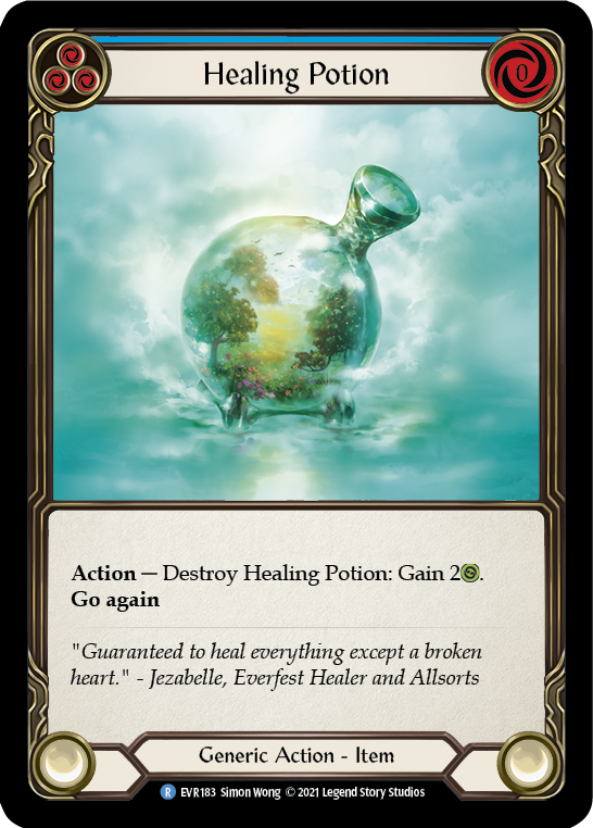 Healing Potion [EVR183] (Everfest)  1st Edition Cold Foil | Gam3 Escape