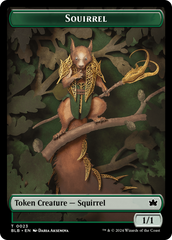 Squirrel // Food Double-Sided Token [Bloomburrow Tokens] | Gam3 Escape