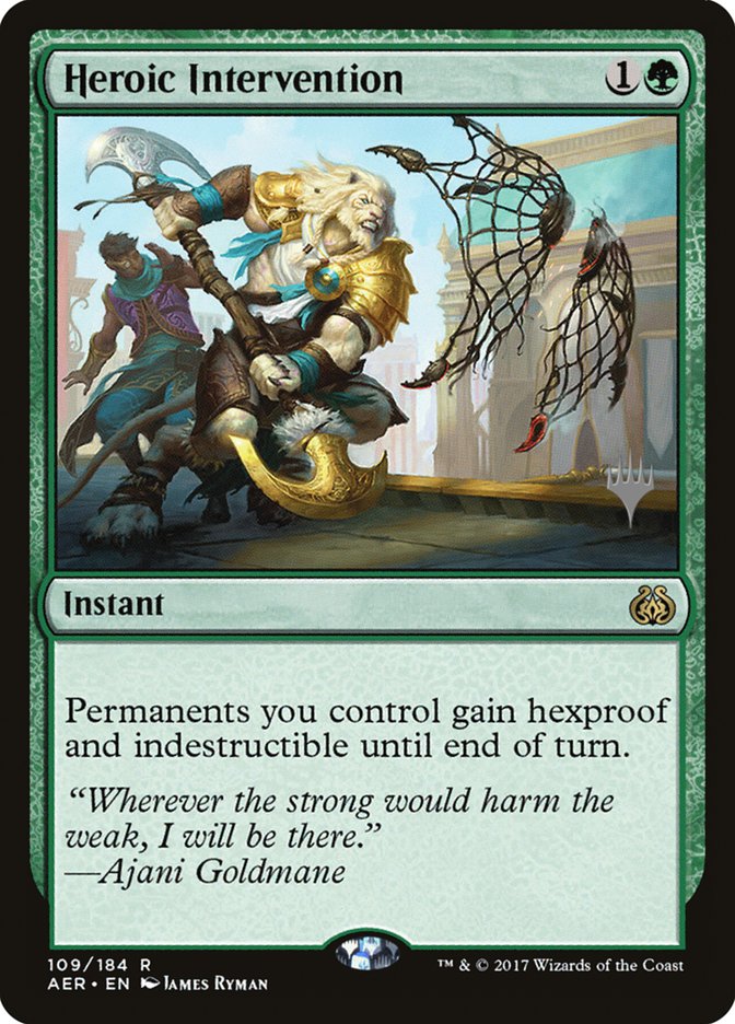 Heroic Intervention (Promo Pack) [Aether Revolt Promos] | Gam3 Escape