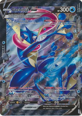 Greninja V-Union (Jumbo Card) [Sword & Shield: Black Star Promos] | Gam3 Escape