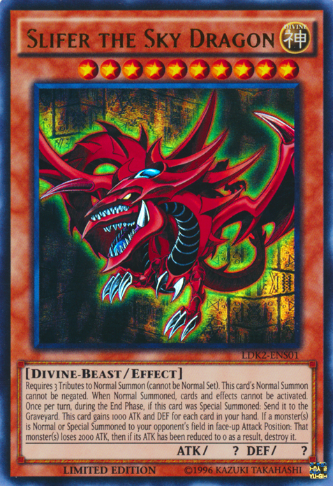 Slifer the Sky Dragon [LDK2-ENS01] Ultra Rare | Gam3 Escape