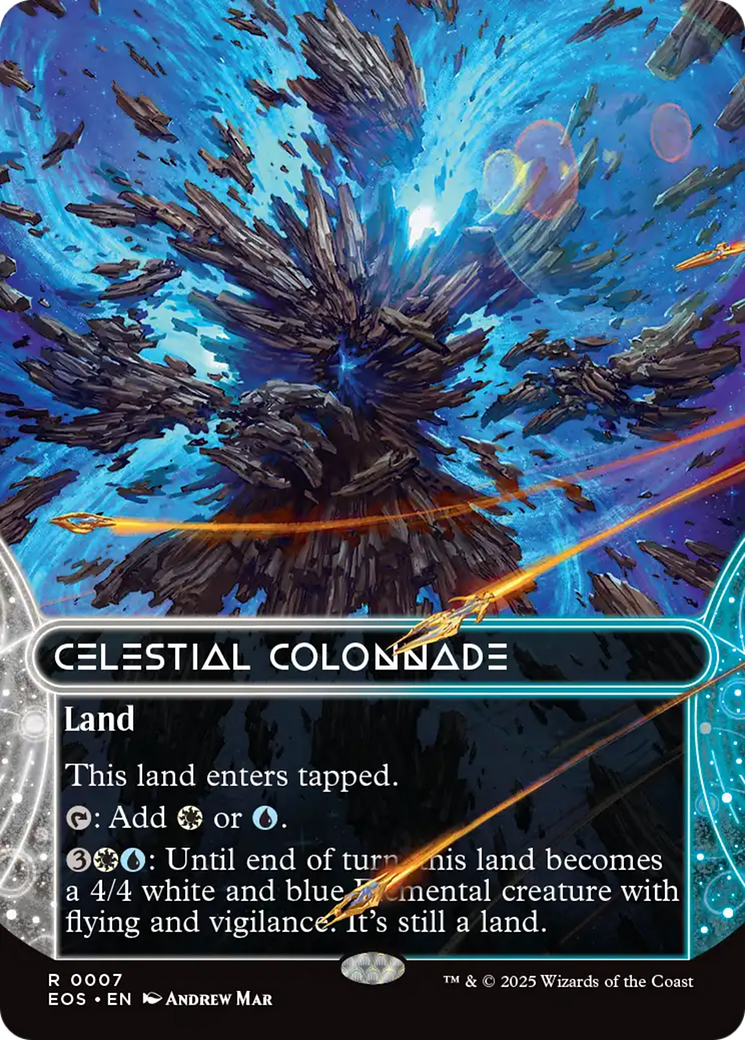 Celestial Colonnade (0007) (Borderless) [Edge of Eternities: Stellar Sights] | Gam3 Escape