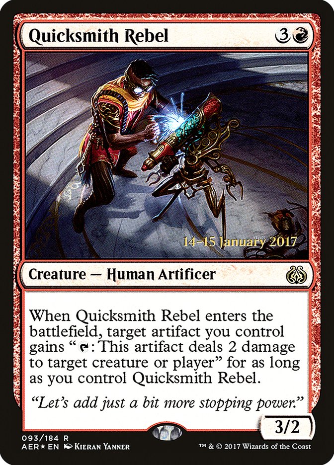 Quicksmith Rebel [Aether Revolt Prerelease Promos] | Gam3 Escape