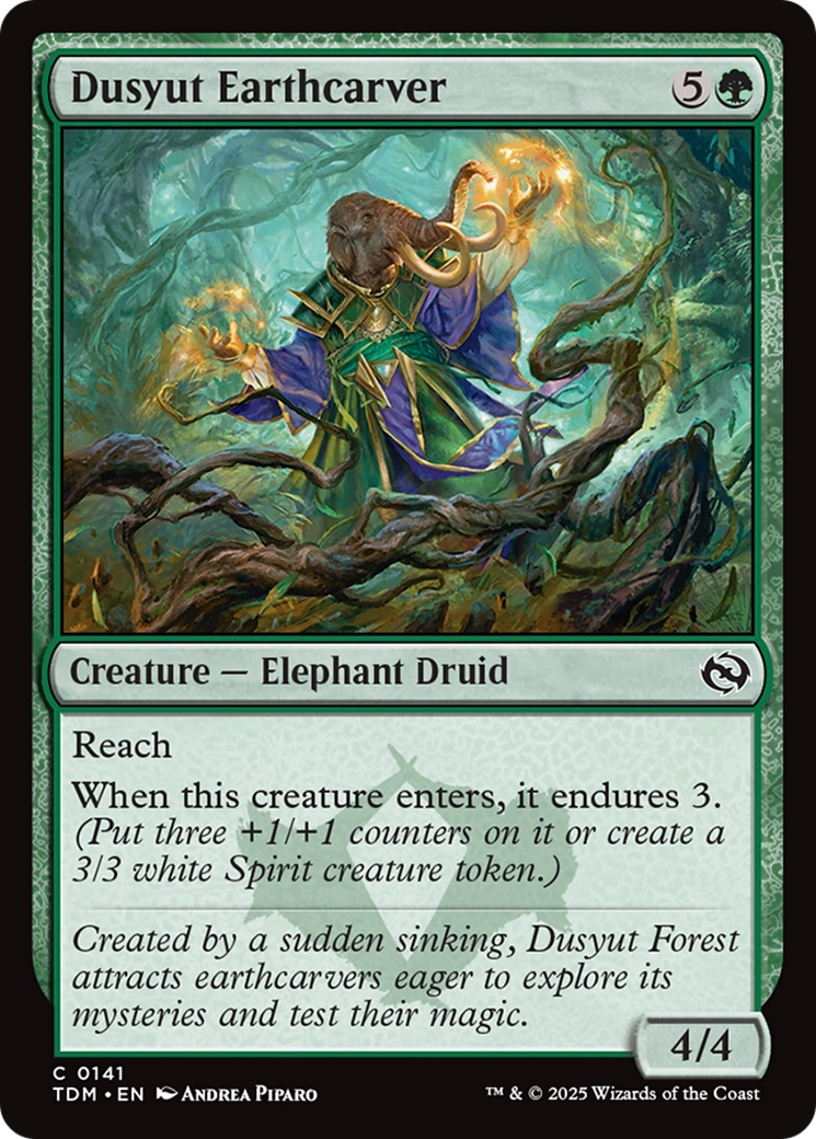 Dusyut Earthcarver [Tarkir: Dragonstorm] | Gam3 Escape