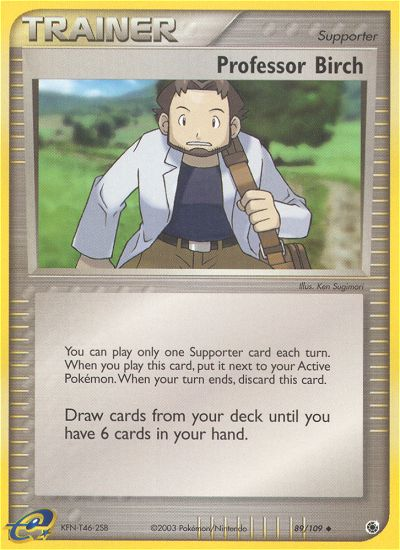 Professor Birch (89/109) [EX: Ruby & Sapphire] | Gam3 Escape