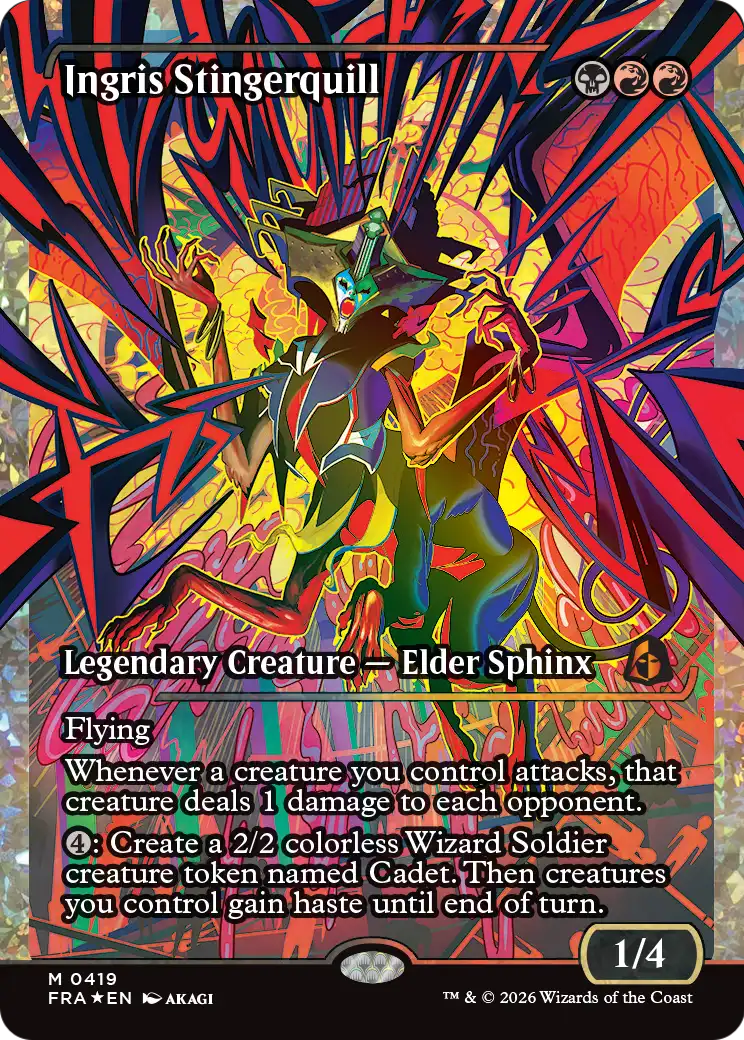 Ingris Stingerquill (Showcase) (Fracture Foil) (0419) [Reality Fracture] | Gam3 Escape