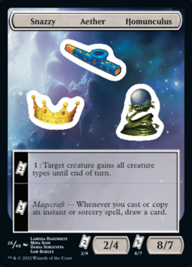 Snazzy Aether Homunculus [Unfinity Stickers] | Gam3 Escape