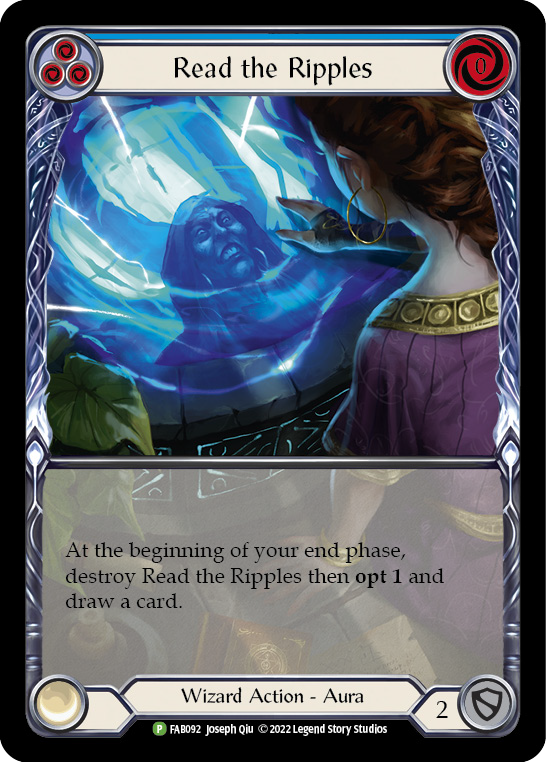 Read the Ripples (Blue) [FAB092] (Promo)  Rainbow Foil | Gam3 Escape