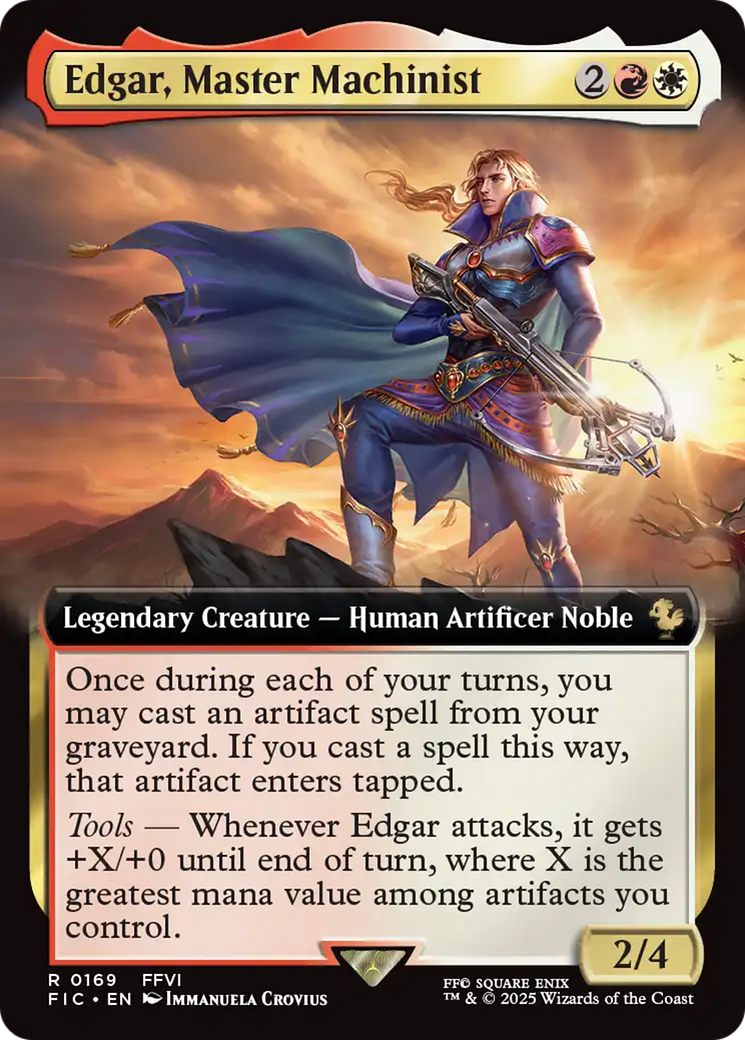 Edgar, Master Machinist (Extended Art) [FINAL FANTASY Commander] | Gam3 Escape