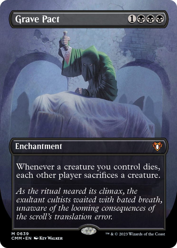 Grave Pact (Borderless Alternate Art) [Commander Masters] | Gam3 Escape