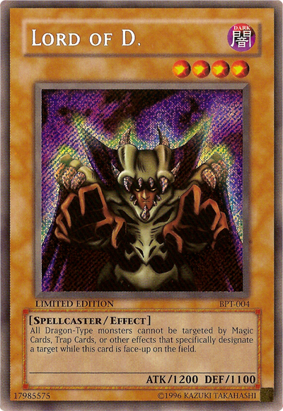 Lord of D. [BPT-004] Secret Rare | Gam3 Escape