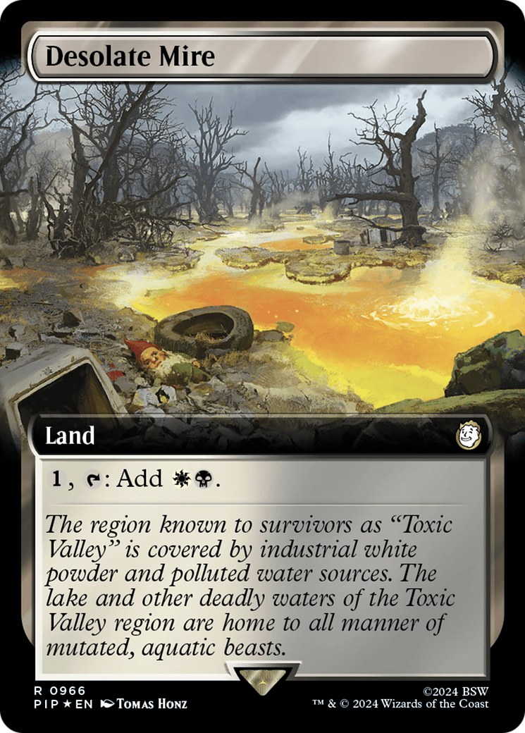 Desolate Mire (Extended Art) (Surge Foil) [Fallout] | Gam3 Escape