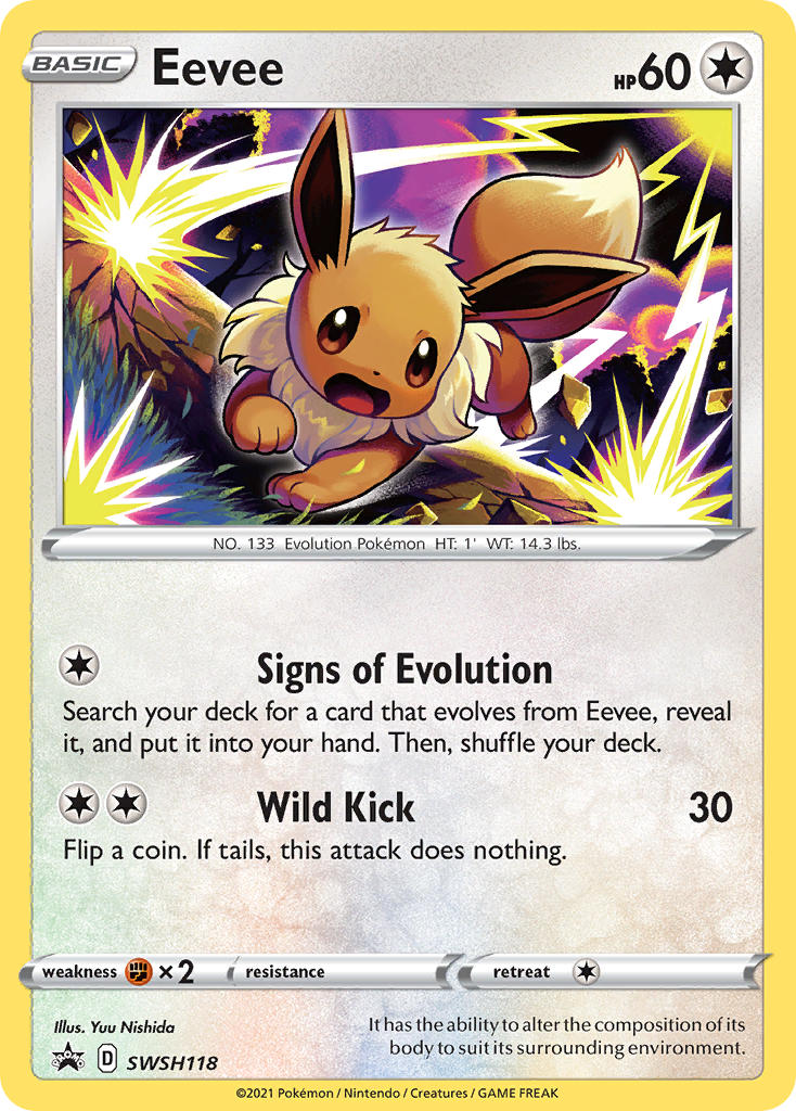 Eevee (SWSH118) [Sword & Shield: Black Star Promos] | Gam3 Escape