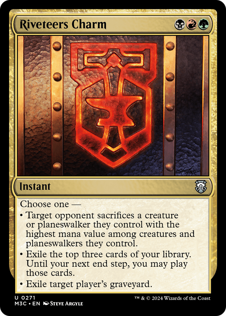 Riveteers Charm (Ripple Foil) [Modern Horizons 3 Commander] | Gam3 Escape