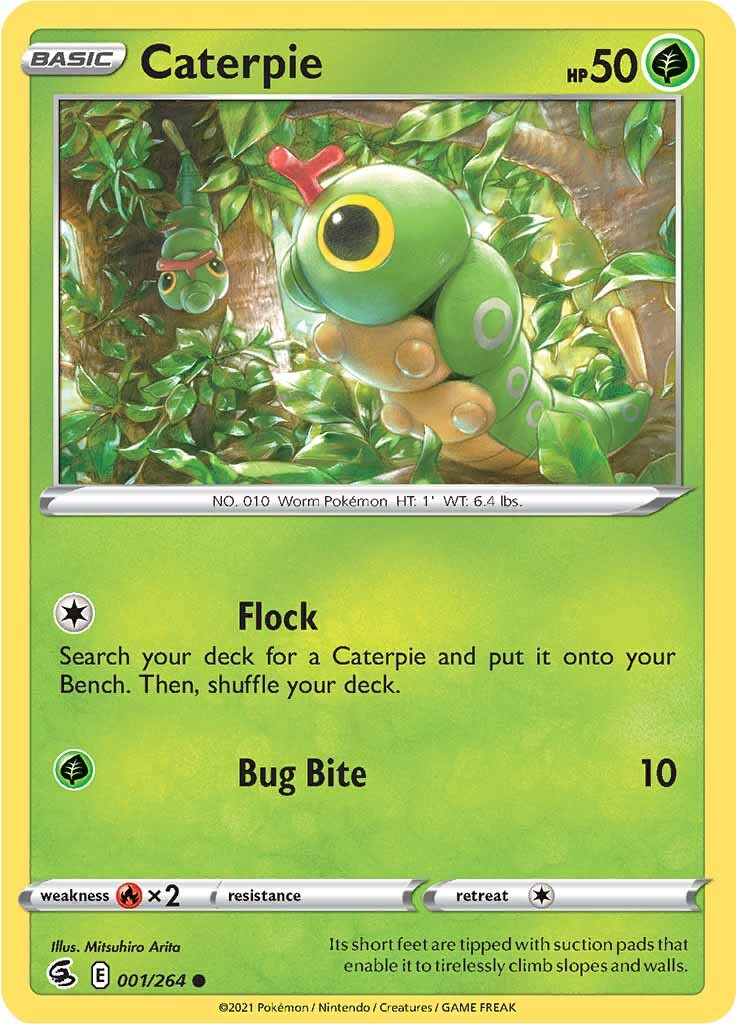 Caterpie (001/264) [Sword & Shield: Fusion Strike] | Gam3 Escape