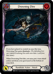 Drowning Dire (Blue) [EVR112] (Everfest)  1st Edition Rainbow Foil | Gam3 Escape