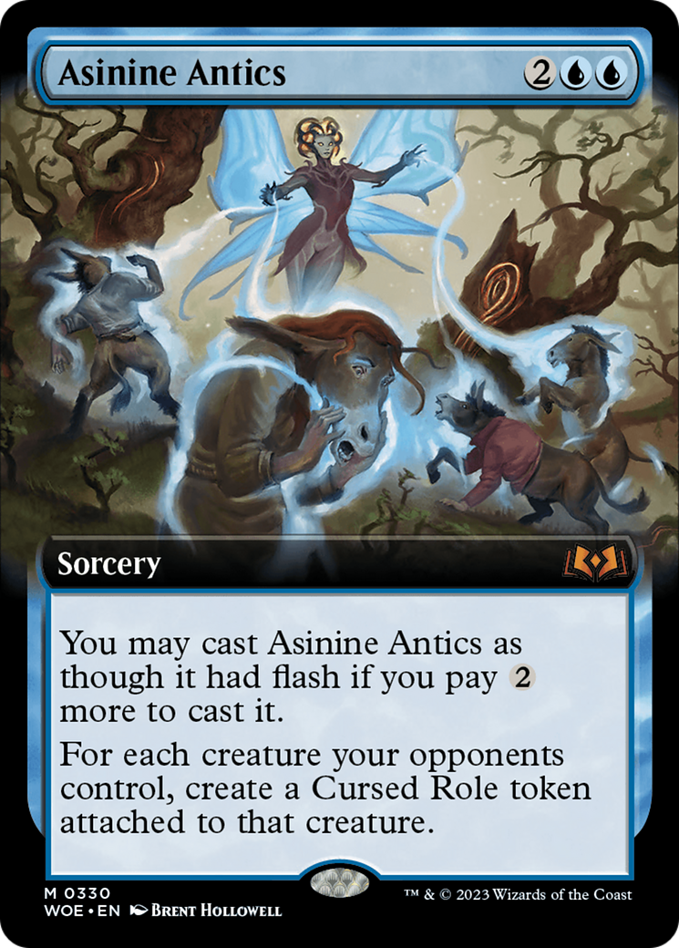 Asinine Antics (Extended Art) [Wilds of Eldraine] | Gam3 Escape